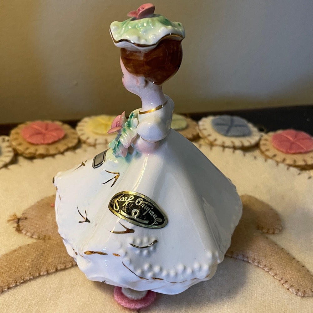 Vintage Josef Originals JUNE Doll of the Month Figurine Bride - Picture 7 of 10